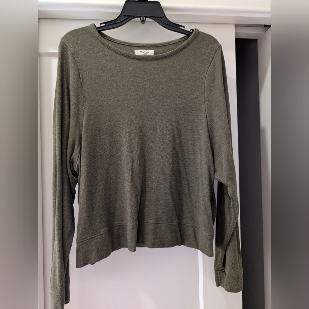 Olive Green Women's Top